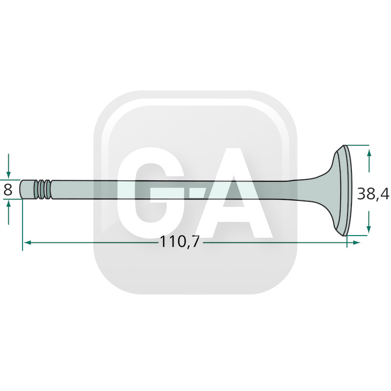 Soupape admission Massey Ferguson